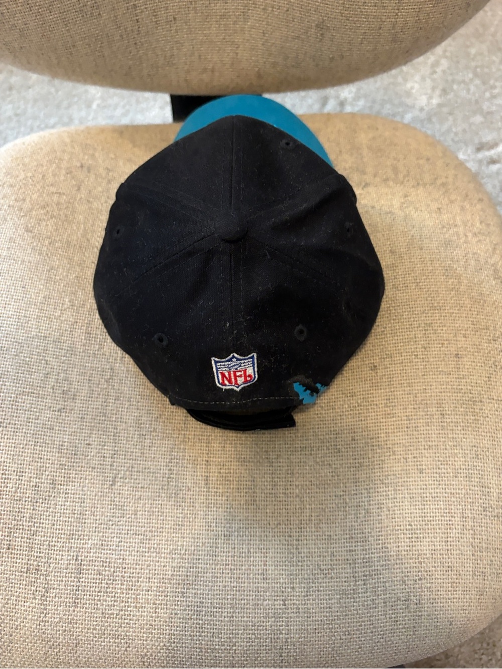 Carolina Panthers Script Logo strap back hat - Picture 2 of 3